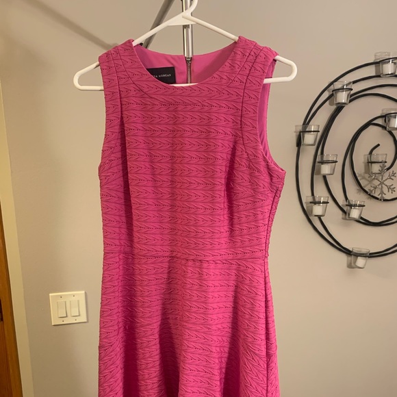NWOT-Donna Morgan- pink fit and flare dress - Picture 3 of 7
